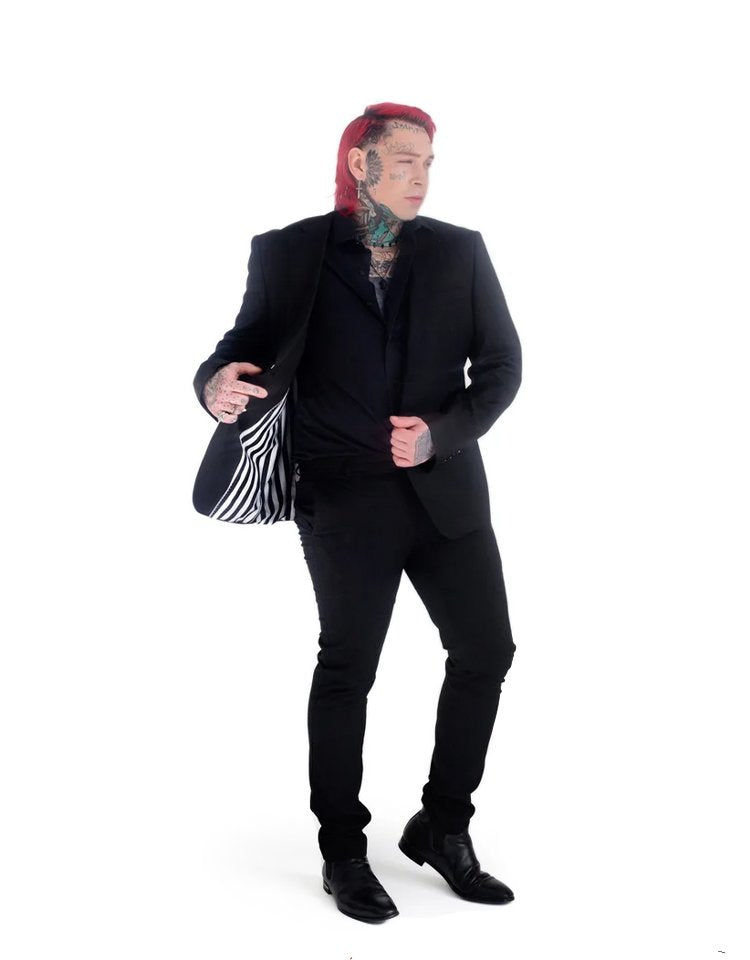 Bête Noire Recherché custom tailored slim fit black suit