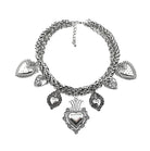 Divine Flame gothic pendant necklace by Bête Noire