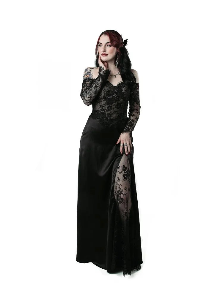 Bête Noire The Emily Dress black gothic evening gown
