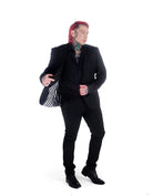 Bête Noire Recherché custom tailored slim fit black suit