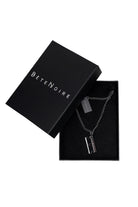 Gunmetal razor blade gothic statement necklace by Bête Noire